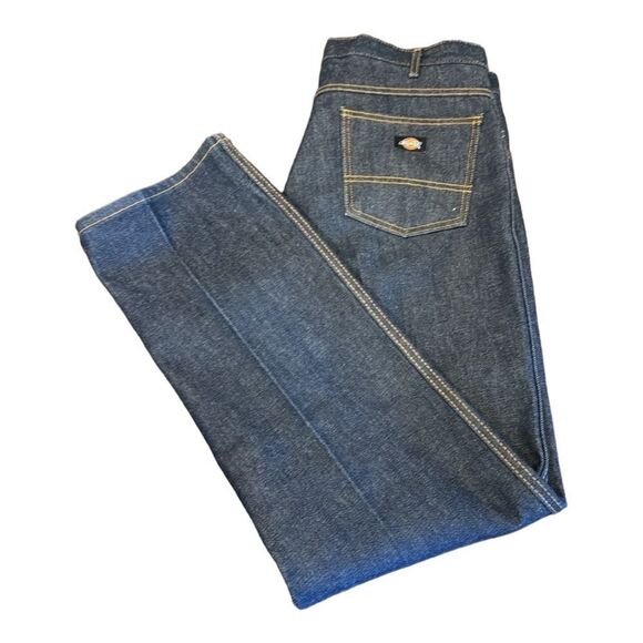 Dickies Men’s Regular Classic Fit Dark Denim Jeans Size 36x32 - Picture 2 of 6